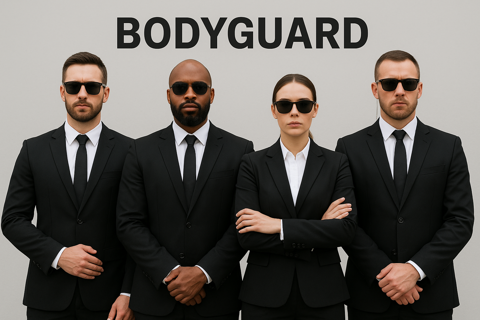 Experienced The Bodyguards managing crowd control and personal protection