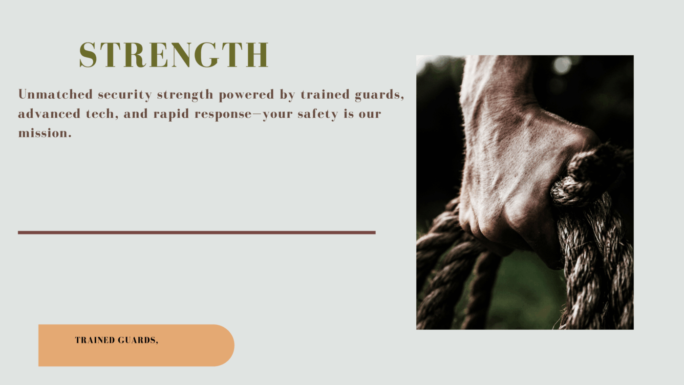 Strong and reliable security service in Kolkata with trained guards