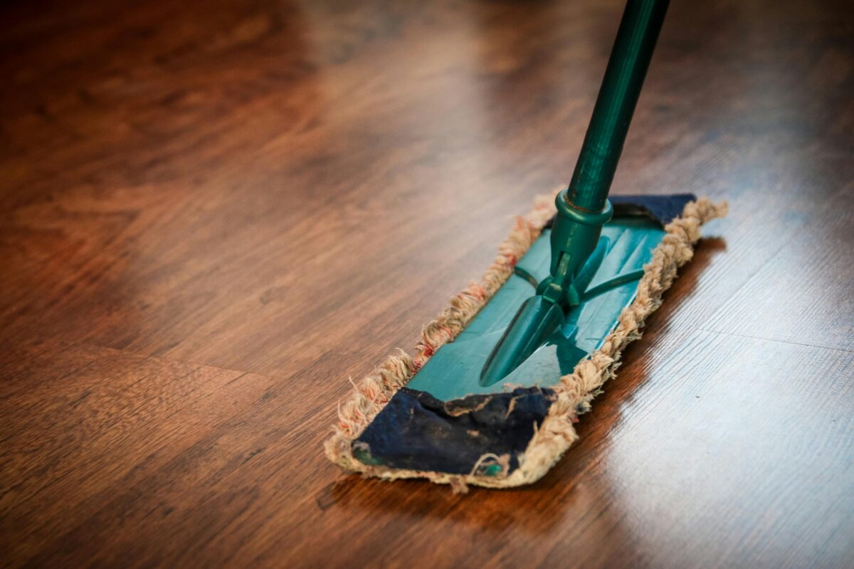Professional team providing house cleaning services near me for a spotless home